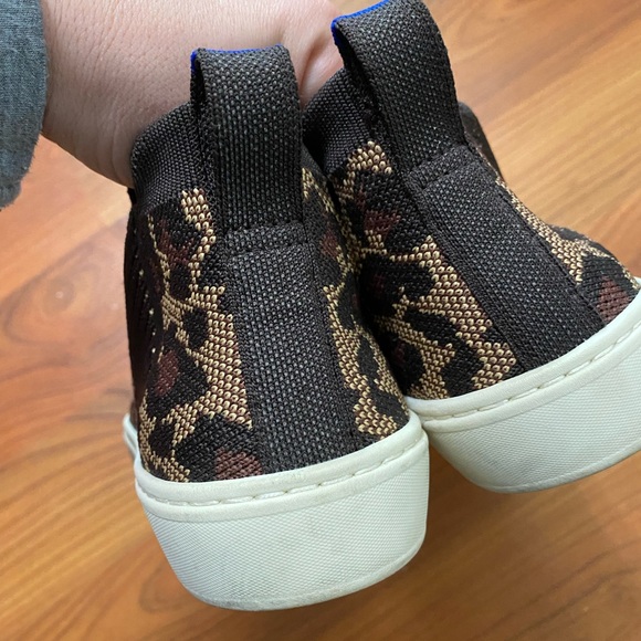 ROTHY’S The Chelsea boots sneakers slip on comfort cheetah wildcat leopard 5.5 - Picture 6 of 9